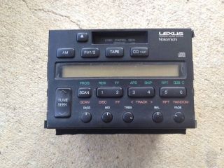 LEXUS SC300 SC400 RADIO NAKAMICHI STEREO CD TAPE PLAYER 1992 1996 OEM