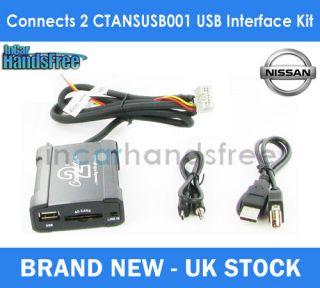 Connects2 CTANSUSB001   Nissan Almera, Primera USB Interface Kit
