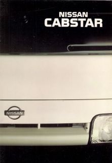 Nissan Cabstar Pick Up 1993 UK Market Sales Brochure Dropside Chassis 