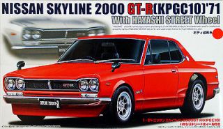 Fujimi NR19 Nissan Skyline 2000 GT R KPGC10 1/24 scale kit