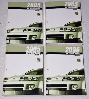 2005 SATURN VUE Factory Dealer Shop Service Repair Manual Set FWD AWD 