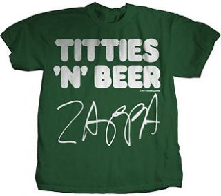 Frank Zappa   Titties & Beer T   Shirt