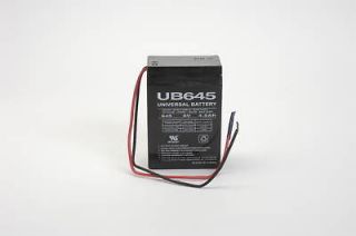 UB645WL 6V 4.5Ah Sealed Lead Acid (SLA) AGM Battery