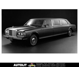 1986 Rolls Royce Silver Spur Limousine Factory Photo