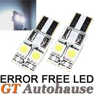 White Error Free T10 4 SMD LED Under Door Lights Bulbs BMW E65 Audi C5 