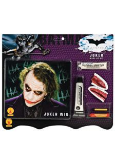 Dark Knight Joker Wig and Makeup
