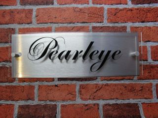   WITH ALUMINIUM PLATE HOUSE NAME SIGN / NUMBER SIGN / HOUSE PLAQUE
