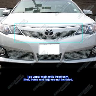 2012 Toyota Camry SE Stainless Steel X Mesh Grille Grill Insert (Fits 