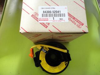 NEW TOYOTA ECHO 84306 52041 GENUINE SPIRAL CABLE SUB ASSY CLOCK SPRING 