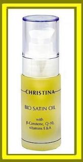 Christina Bio Satin Oil Anti Aging Q10&Vitamins +Demi make up Gift