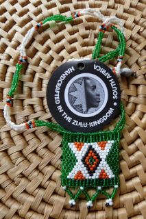 Africa Jewelry Zulu Love Letter Bead Pendant Necklace A