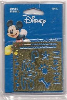 DISNEY BRASS STENCIL  PLUTO​  NEW IN THE PACKAGE  3 PACKAGES IN ONE