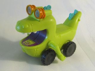   Pickles Inc RugRats Reptar Green Monster Alligator wheel Toy BK King