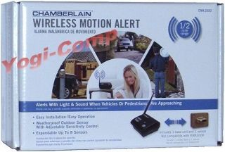   CWA2000 Outdoor Wireless Driveway Motion Alert Alarm System NEW