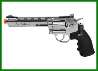 New Dan Wesson 6 CO2 Airsoft Revolver Silver airsoft pistol