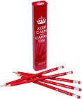 Wild & Wolf Keep Calm & Carry On Pencil Set AKC016