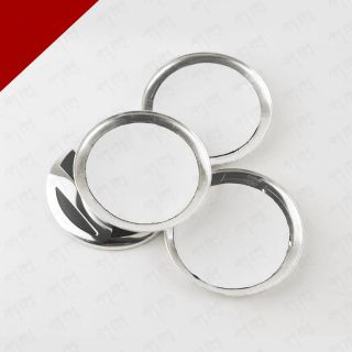 4PCS Aluminium For VW Wheel Centre Caps Badges Stickers 60mm GOLF 