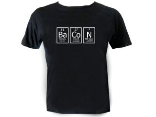 Bacon   Periodic Table of elements Geek Stuff Customized cheap t shirt