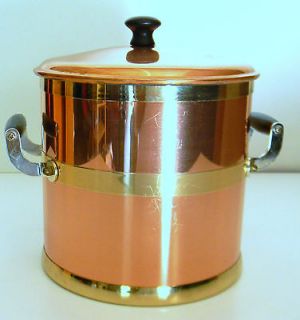 vintage copper bucket in Collectibles