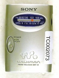 Sony SRF 59 Walkman FM AM Radio