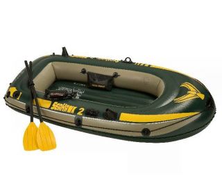 INTEX Seahawk 2 Inflatable Boat Set with Oars & Air Pump  68347EP