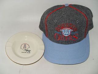   Oilers Snapback Football Hat By The Game Helmet Ashtray NFL AFL
