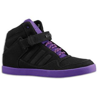 New Adidas Originals Mens ADIRISE AR Shoes Canvas Black Purple adi 