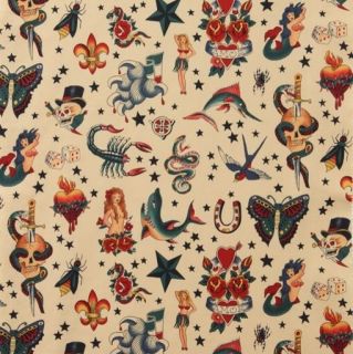 rockabilly fabric in Fabric