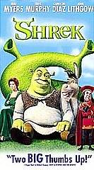 Shrek VHS, 2001, Rental Spanish Language