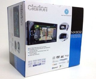 Clarion NX602 2 Din Navigation Receiver w/ Navigation DVD USB iPod 