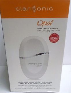CLARISONIC OPAL SONIC INFUSION SYSTEM W/ ANTI AGING SERUM & 2 