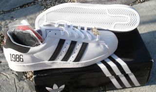   Adidas Originals Mens RUN DMC JMJ Superstar 1986 Shoes White Black