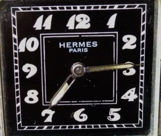 Old HERMES PARIS vintage travel watch Ca 1920