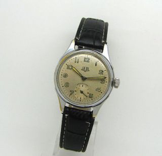   Vintage 1950s Historical GUB GLASHUTTE Kal.60 Germany Wristwatch