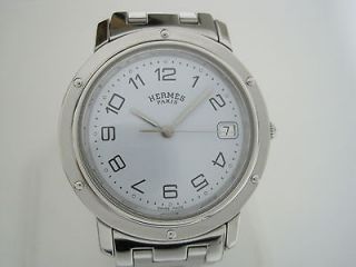 Hermes CL6.710 Clipper Stainless Steel Quartz Watch