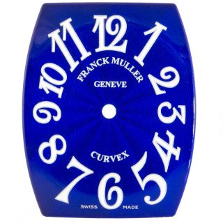 Franck Muller Geneve Curvex Blue Original Ladies Watch Dial