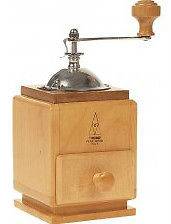 Alessi Twergi Pear Wood Coffee Grinder Ubaldo Piazza New Made in 