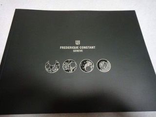 2011 2012 Frederique Constant Geneve Watch Collection Book