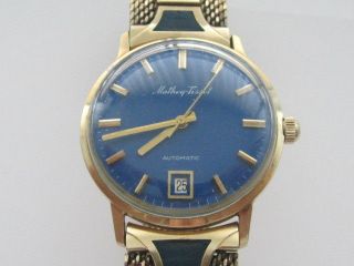 MATHEY TISSOT AUTOMATIC 10KT GOLD FILLED VINTAGE MENS WRIST WATCH