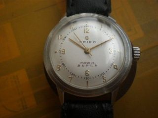 Vintage JAPAN SEIKOSHA Seiko Super 17 Jewels Manual Mens Watch,12021