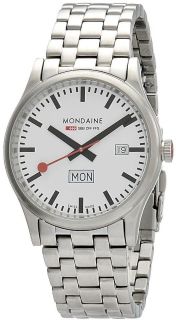 Mondaine A667.30308.16S​BM Railways Sport I 41MM Stainless Steel NEW 