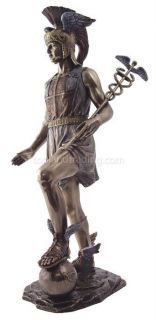 NEW Hermes Greek God Mythology Bronze Statue Figure