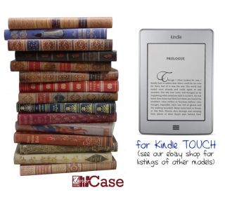 NEW Kindle TOUCH screen KleverCase Covers   All Classic Book Design 