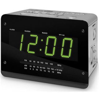H20 Large screen clock radio alarm clock radio card  MP4 FM 