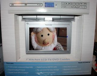   Digital TV DVD CD AM/FM Radio Combo Under Cabinet Kitchen RV Counter