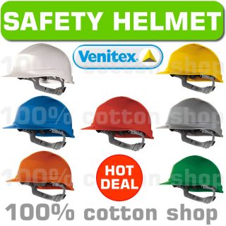Venitex Zircon Hard Hat Safety Helmet Bump Cap White Blue Orange Red 