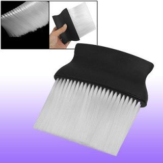 Black White Plastic Hair Salon Neck Duster Cleaning Brush for Barber