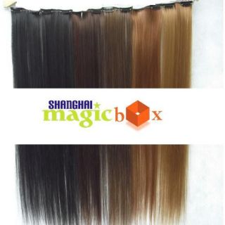 Clip On Hair Extension 23 60cm Long Straight New #ShanghaiMagic​Box 