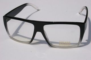   Mob Nerd Vintage Sun Glasses Clear Lens SQUARE 2 tone superman nerd