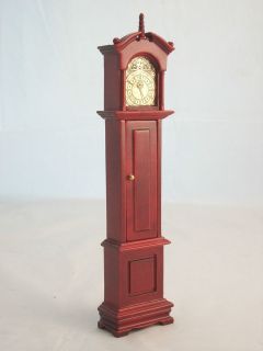 Grandfather Tall Case Clock M0588M miniature dollhouse furniture 